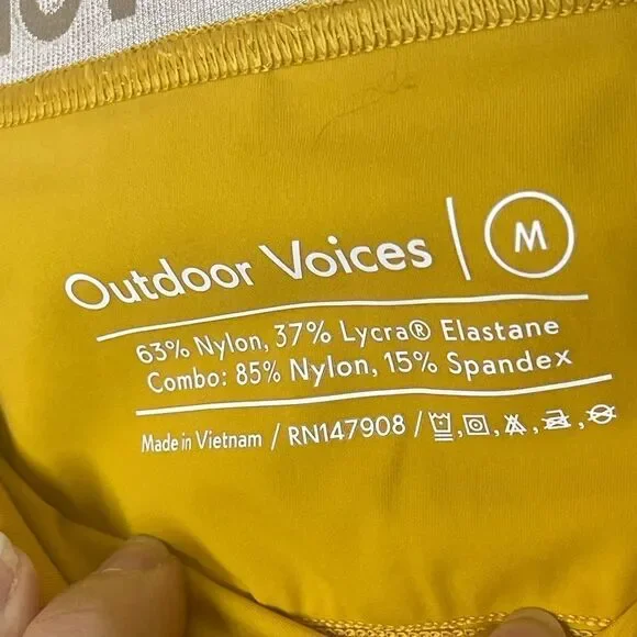 Outdoor Voices Yellow Leggings - Picture 10 of 16
